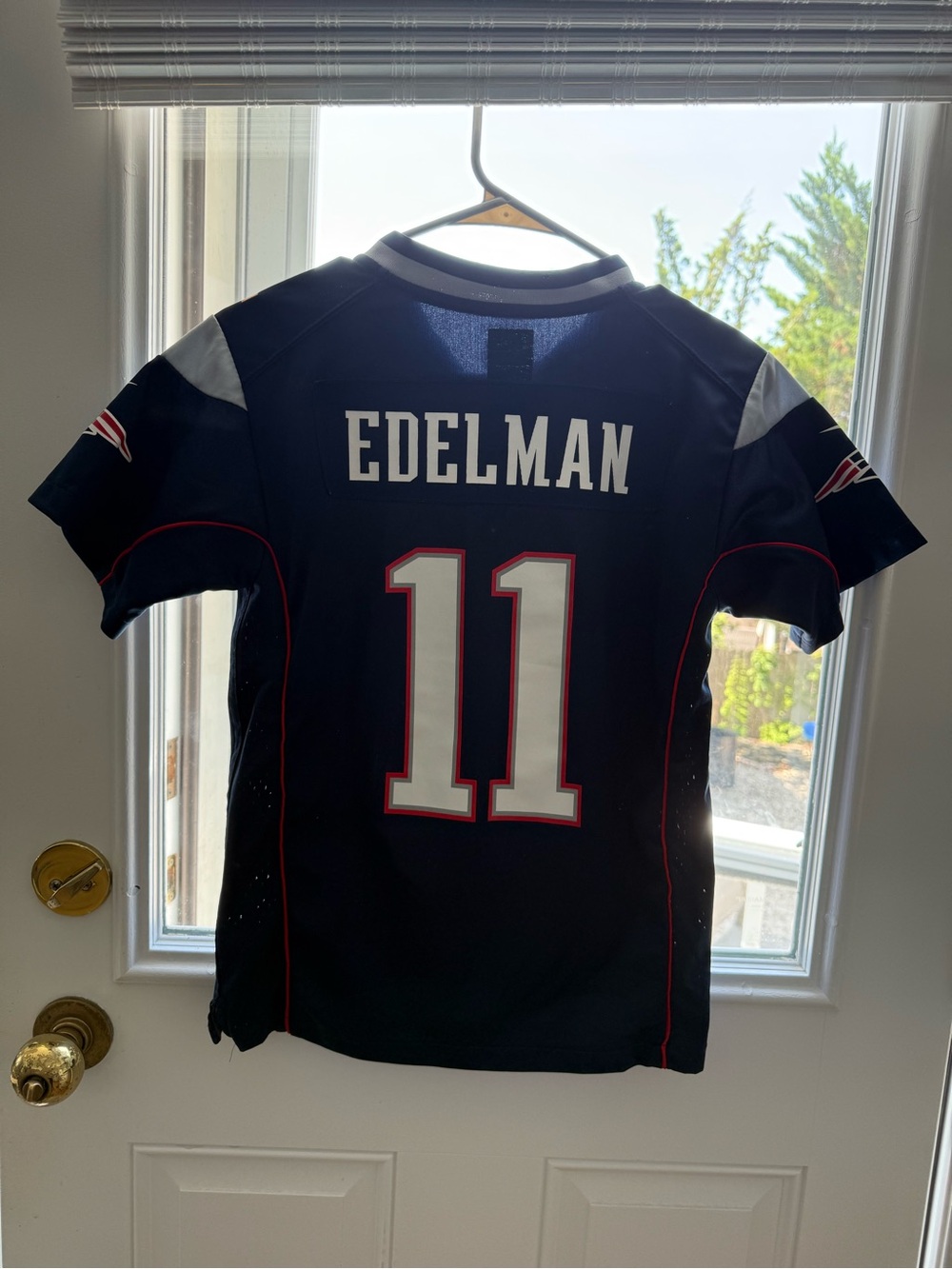 Nike Kids Navy Edelman #11 Football Jersey